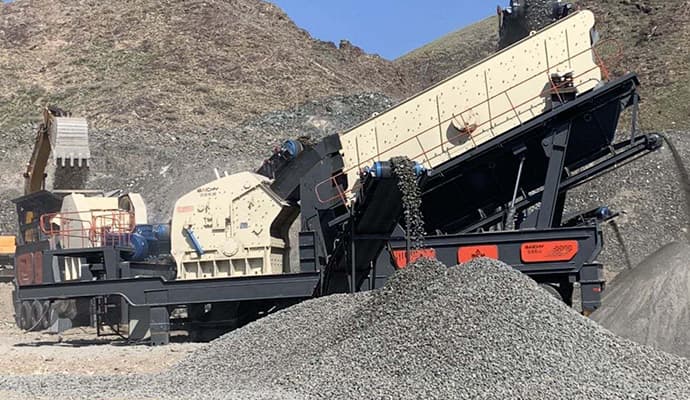 mobile impact crusher for recycling