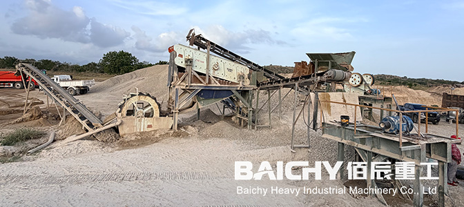 80-100TPH Crushing And Sand-Making Production Line in Dominican Republic