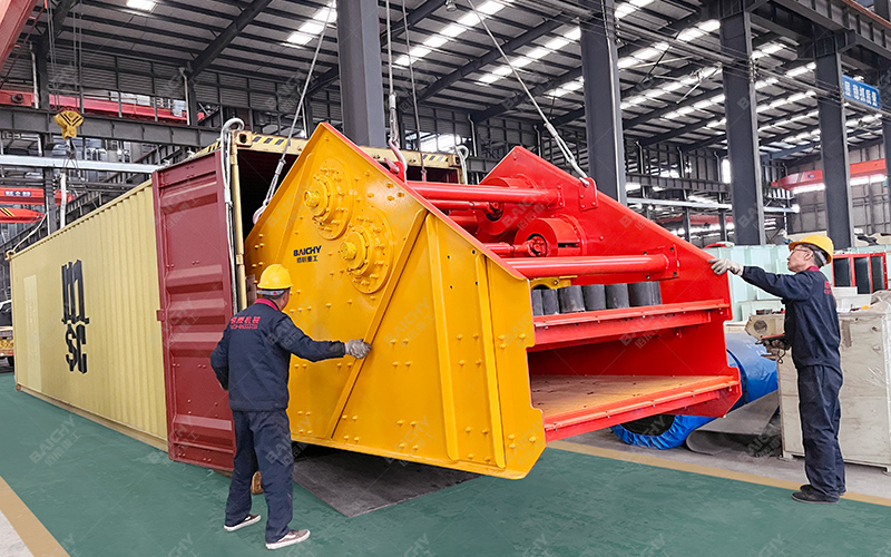 Sand and gravel dewatering screen