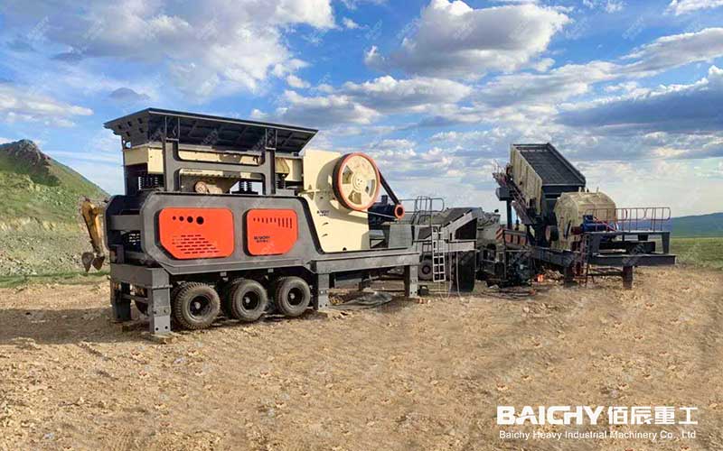 Mobile Granite Crushing Plant
