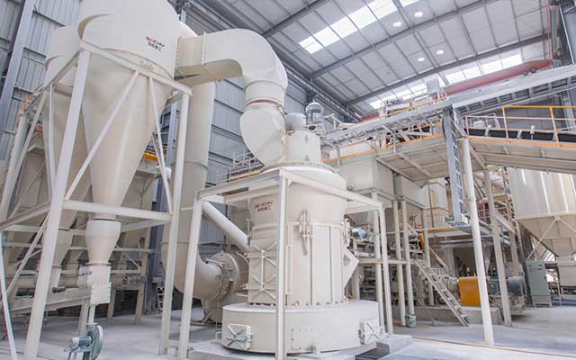 Crushing and grinding process of limestone