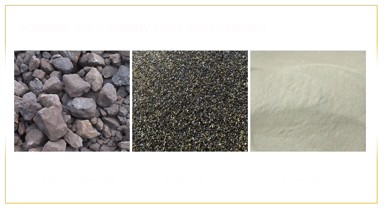 Manganese ore crushed stone powder
