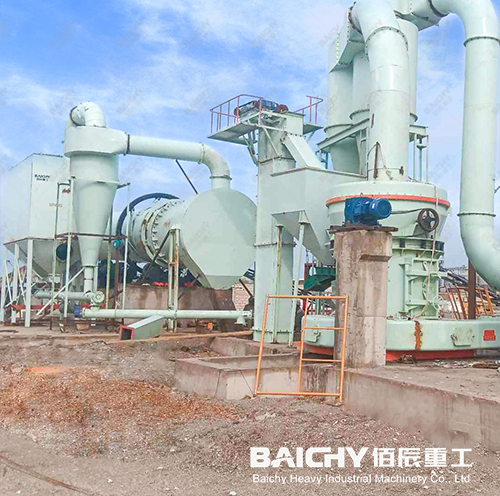 10-15tph Gypsum Grinding and Drying Production Line In Mauri