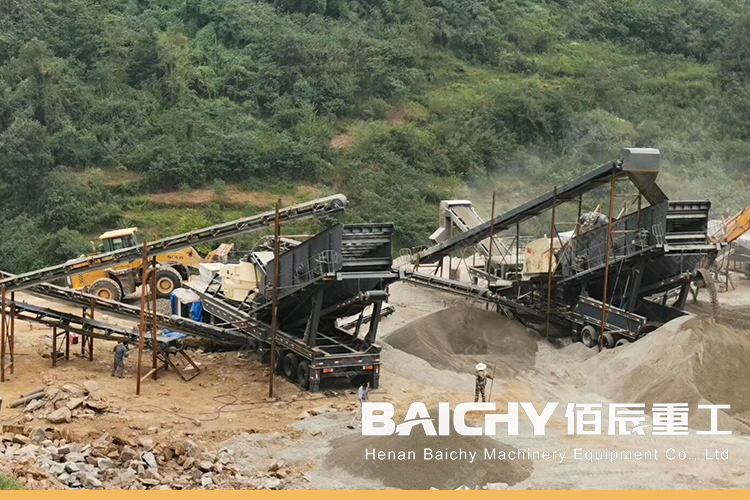 100-500tph High Quality Mobile Granite Crusher