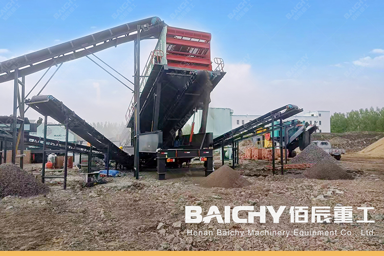 Installation of a 500 TPH Stone Crushing and Screening plant