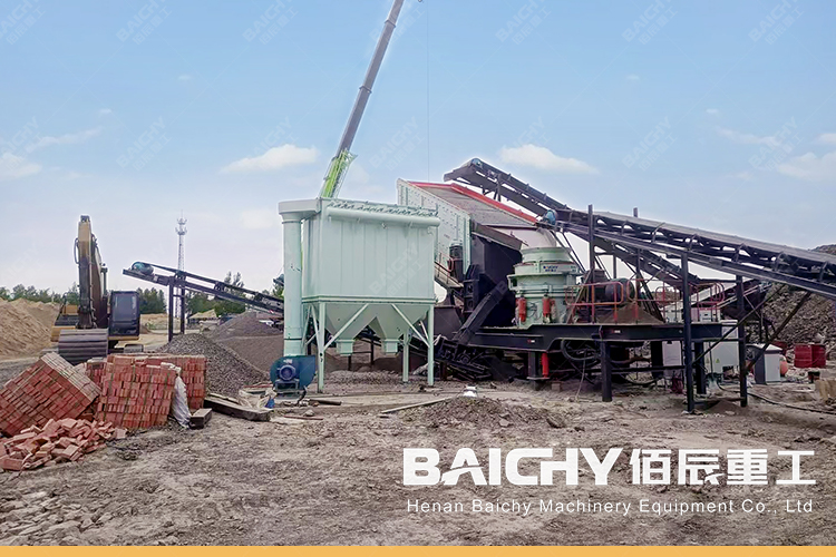 Installation of a 500 TPH Stone Crushing and Screening plant