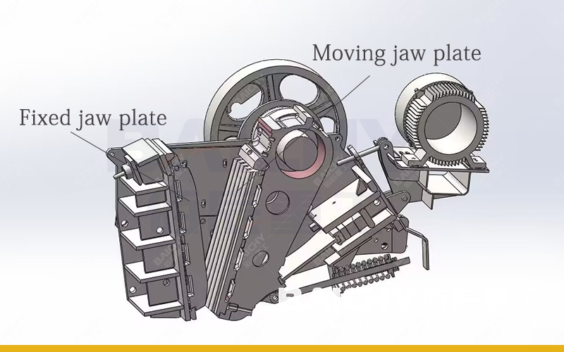 Moving jaw plate and fixed jaw plate - pe600x900 jaw crusher