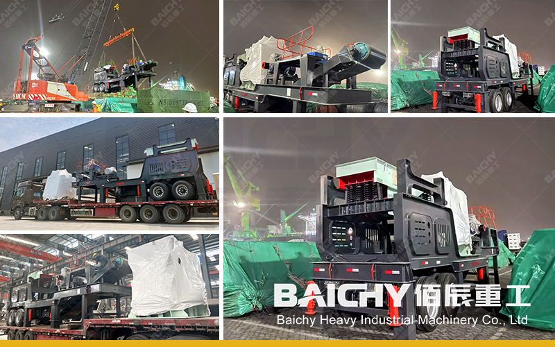 Mobile Crusher With Vibrating Feeder & Impact Crusher to