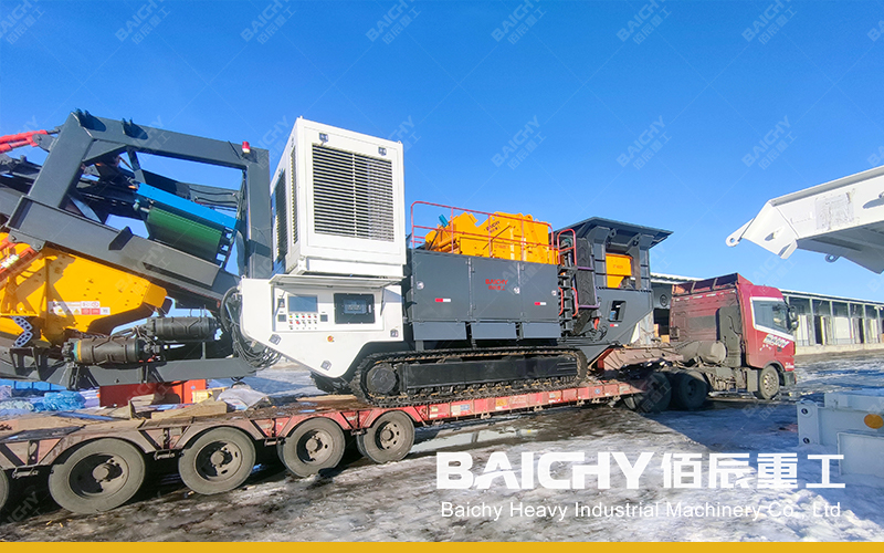 2024 Baichy Crawler Impact Crusher Ships To Russia 00.jpg