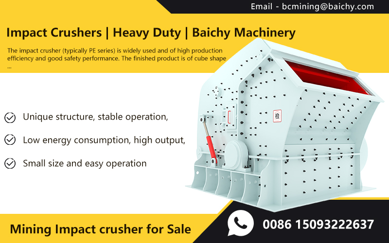 Baichy Impactor & Jaw Crusher 180tph Limestone Quarry