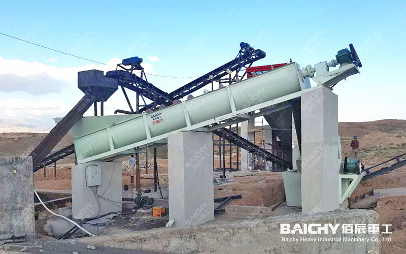 Spiral Sand Washer — On-site Operation