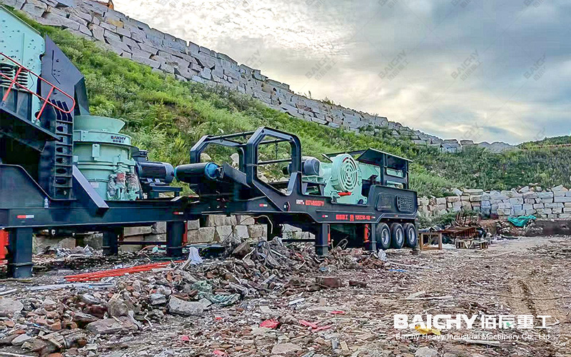 mobile crushing station