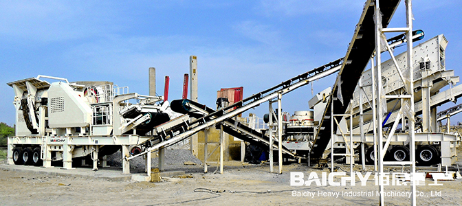 60-100t/h Mobile Stone Crushing Plant