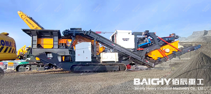 Crawler Mobile Impact Crushing Plant 200tph Shipped To Russia