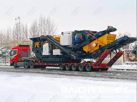 Crawler Mobile Crushing Plant 200tph Shipped To Russia (6).j