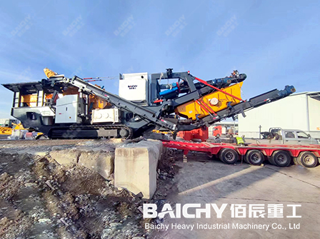 Crawler Mobile Crushing Plant 200tph Shipped To Russia (4).j