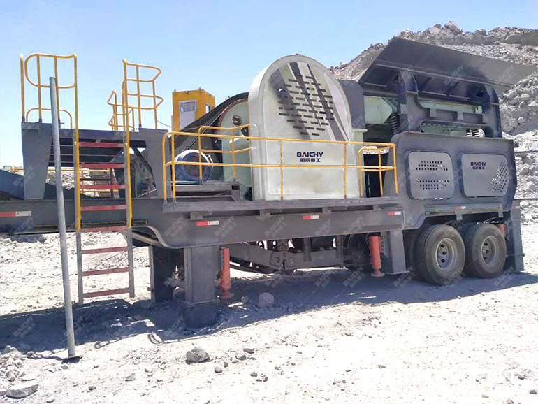 100tph Mobile Crushing Plant In Namibia