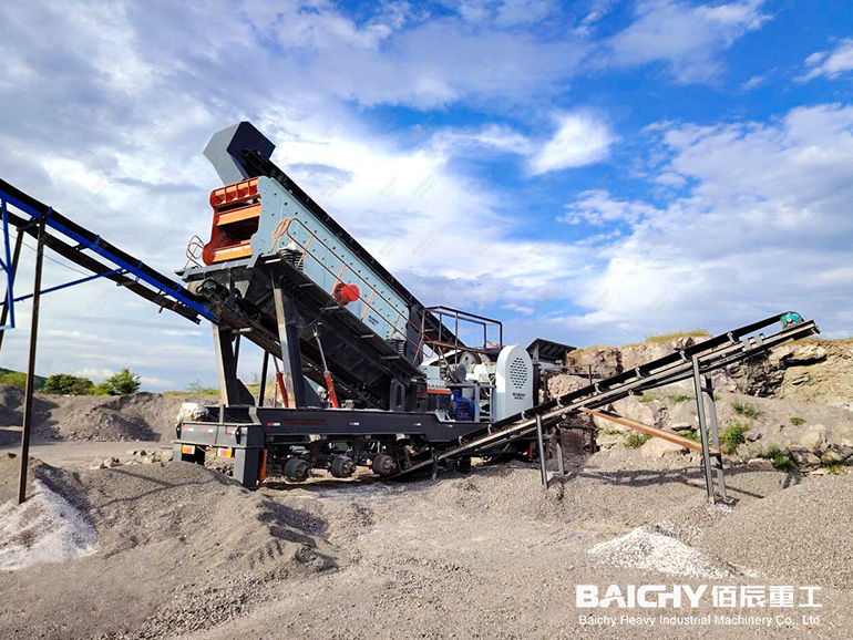 60-80tph Four Combinations Mobile Crushing Plant In Mexico