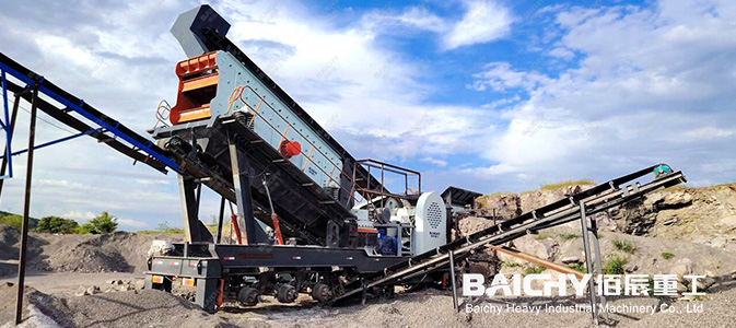 60-80tph Four Combinations Mobile Crushing Plant In Mexico