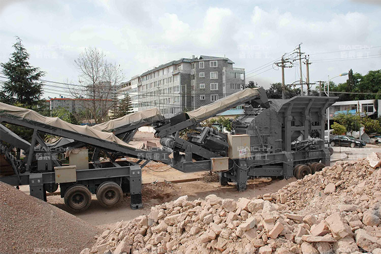 How much does it cost to buy a construction waste mobile crusher?