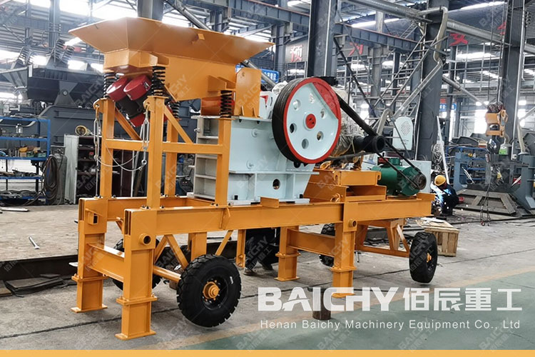 Capacity 5-20t/h portable crusher, pe250x400 jaw crusher with diesel