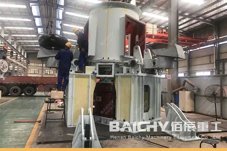 Vertical roller mill for cement and slag grinding