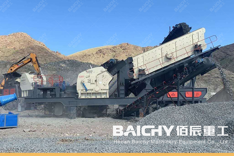 Wheeled Mobile Jaw Crusher - Baichy Machinery Portable Crush