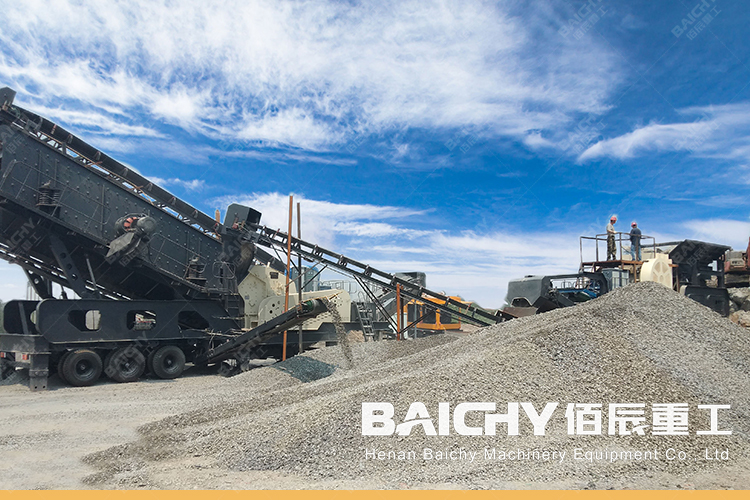 Granite Rock Crusher, Mobile Jaw & Impact crushing plant