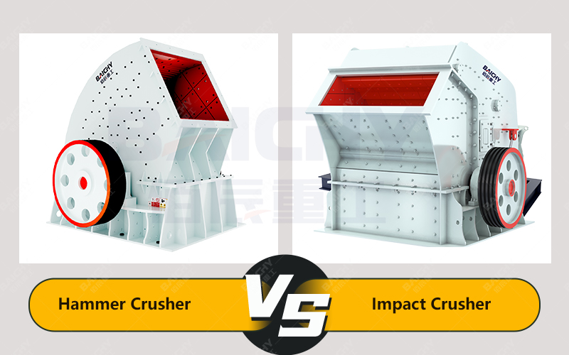 Impact Crusher Vs. Hammer Crusher:  Differences