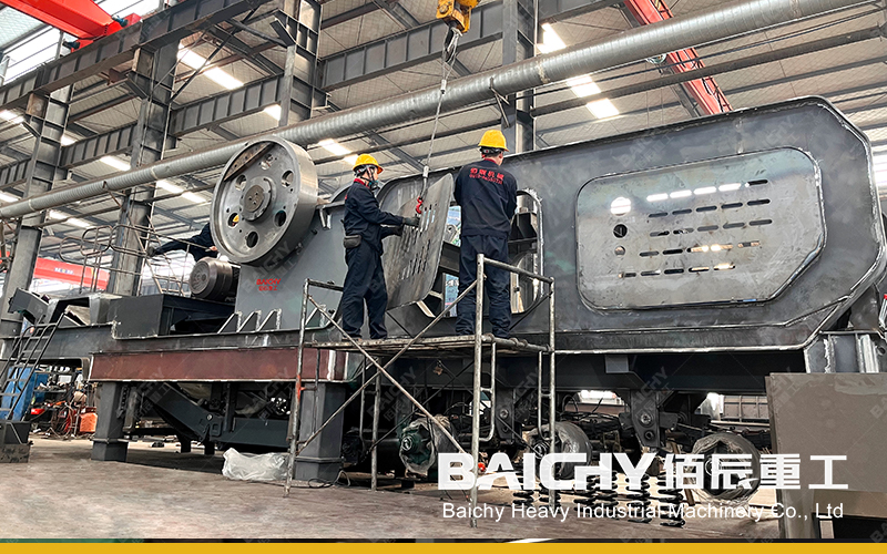 The Production And Assembly of Mobile Impact Crushing Plant Is In Progress | Baichy Machinery