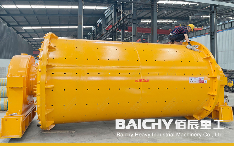 2400x4500 Ball Mill for Nickel Ore Production Line In Indone