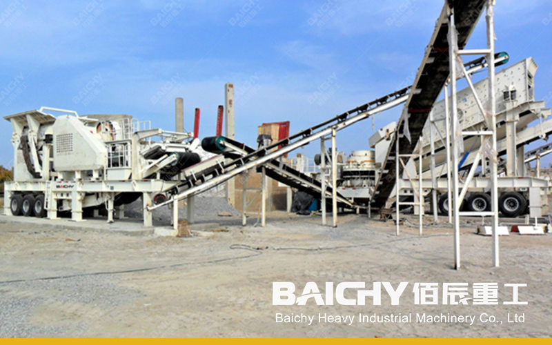 Combined Mobile Crusher Plant, Crushing and Screening Equipment
