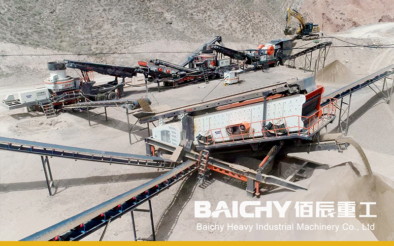 Baichy 3-Stage Mobile Crushing Plant 150 tph