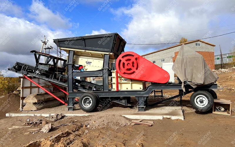 Small Scale Portable Stone Crusher With Diesel For Construction Waste In Singapore