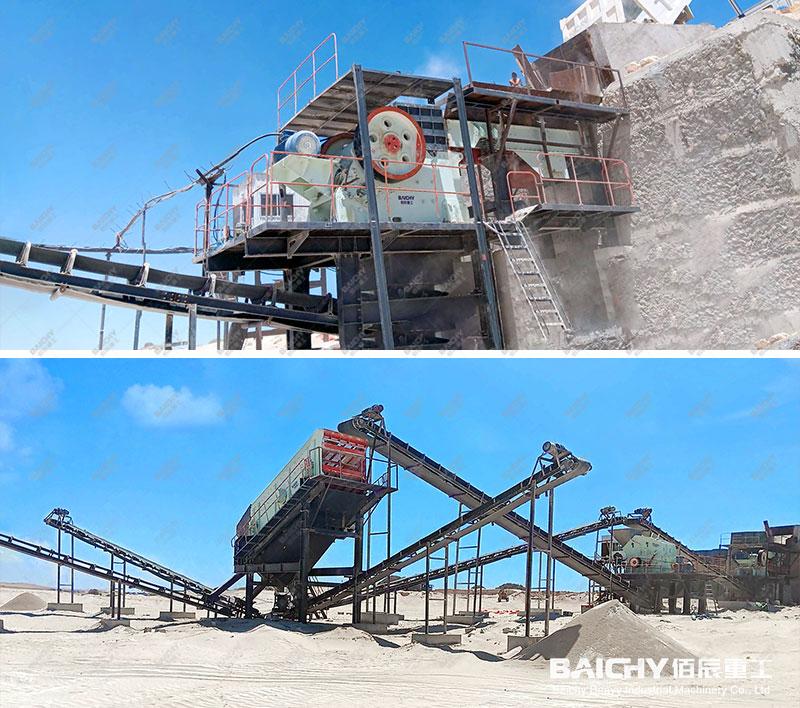 PE600x900 Jaw Crusher: Granite Crushing Site