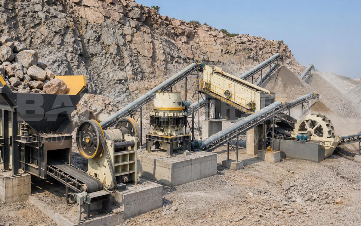 10–30 TPH Granite Crushing, Screening, and Washing Productio