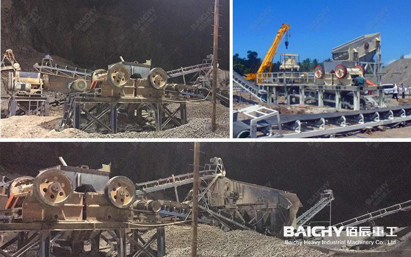 Fine Jaw Crusher Customer Site
