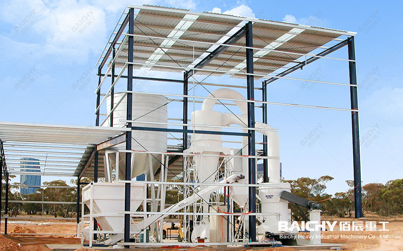 10 TPH Gypsum Mill for 35-Micron Powder in Egypt