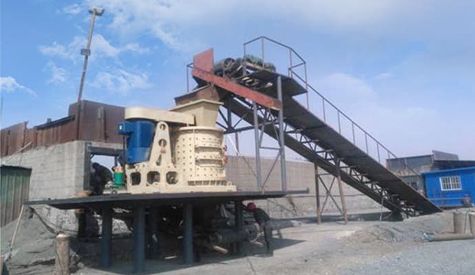 Site details of vertical shaft compound crusher