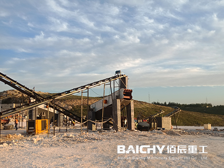 gravel sand crushing plant