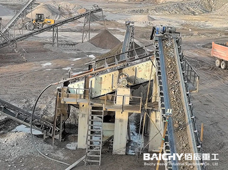 120-150tph rock crushing plant - YK vibrating screen.jpg