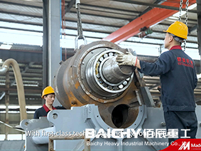 In the production workshop of Baichy Machinery for Jaw Crusher